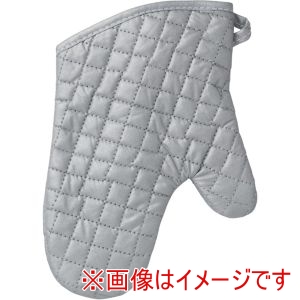 万年 万年 SVM-1 シリコンオーブンミット 10インチ銀