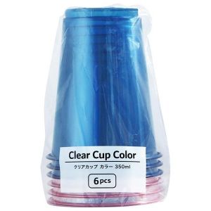 まるき まるき クリアカップカラー 350mL 6個