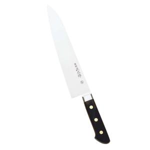 マサヒロ マサヒロ 正広作 日本鋼 左きき用 ツバ付 牛刀 21cm