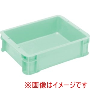 三菱ケミカル ヒシ 三菱ケミカル PAS-6-GN S型コンテナ パステルグリーン 有効内寸312×237×83mm