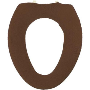 ヨコズナクリエーション YOKOZUNA ヨコズナクリエーション カラーショップ O型 便座カバー ブラウン