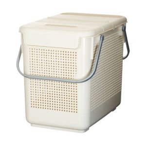 吉川国工業所 吉川国工業所 スカンジナビアスタイル 目隠しランドリーバスケット ホワイト SCB-13