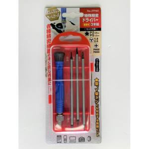 与板利器 KHT KHT No.59940 特殊精密ドライバー 3本組