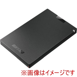 バッファロー BUFFALO バッファロー SSD-PGC1.0U3-BC USB3.2 Gen1 ポータブルSSD Type-A&C 1.0TB