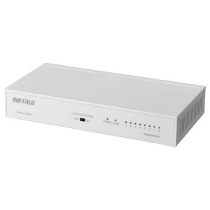 バッファロー BUFFALO バッファロー LSW6-GT-8NS/DWH スイッチングハブ