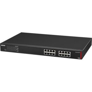 バッファロー BUFFALO バッファロー BS-GUL2016PT 法人向け Giga対応 Layer2 アンマネージPoEスイッチ 16ポート メーカー直送 代引不可 北海道沖縄離島不可