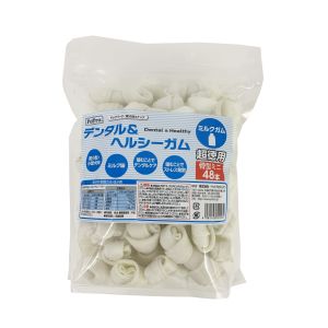 ペットプロジャパン PetPro ペットプロ デンタル ヘルシーガム ミルクガム 超徳用 骨型ミニ 48本入 5085370