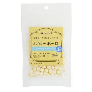 ペットプロジャパン PetPro ペットプロ HappyDays パピーボーロ ミルク カルシウム 45g