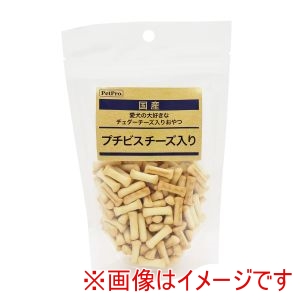 ペットプロジャパン PetPro ペットプロ 国産おやつ プチビス チーズ入り 78g