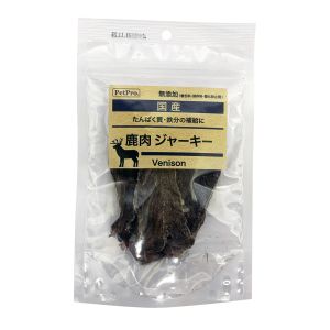 ペットプロジャパン PetPro ペットプロジャパン 国産おやつ 無添加 鹿肉ジャーキー 25g PetPro