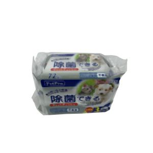 ペットプロジャパン PetPro ペットプロジャパン ペットプロ 除菌できるウェットティッシュ 72枚入×3個パック