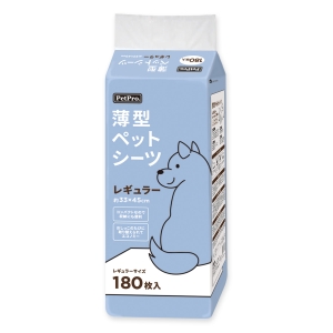 ペットプロジャパン PetPro ペットプロ 薄型ペットシーツ レギュラー 180枚入り