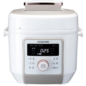 コイズミ KOIZUMI コイズミ KOIZUMI KSC-4501/W マイコン電気圧力鍋 ホワイト