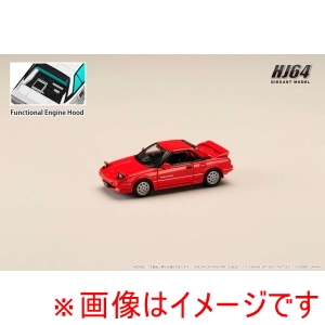 ホビージャパン ホビージャパン HJ641056BR HJ64 1/64 Toyota MR2 1600G-LIMITED SUPER CHARGER 1986 スーパーレッド II