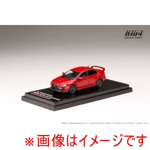 ホビージャパン ホビージャパン HJ642053AR HJ64 1/64 三菱ランサーエボリューションX FINAL EDITION エンジンディスプレイモデル付き レッドメタリック