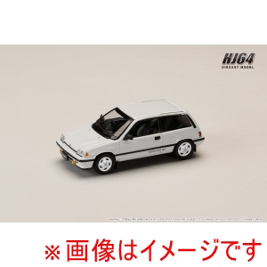 ホビージャパン ホビージャパン HJ643029W HJ64 1/64 ホンダ CIVIC AT LATE VERSION / 純正オプションパーツ付 ホワイト