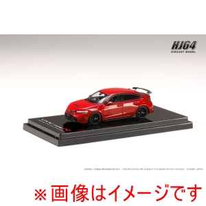 ホビージャパン ホビージャパン HJ645063R HJ64 1/64 Honda CIVIC TYPE R FL5 RACING BLACK Package  フレームレッド