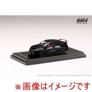 ホビージャパン ホビージャパン HJ645063BK HJ64 1/64 Honda CIVIC TYPE R FL5 RACING BLACK Package  クリスタルブラック