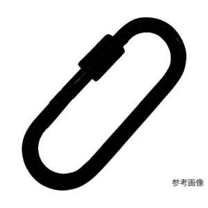 水本機械製作所 水本機械製作所 P-8BMB プチカラビナ 環付  艶消し黒 