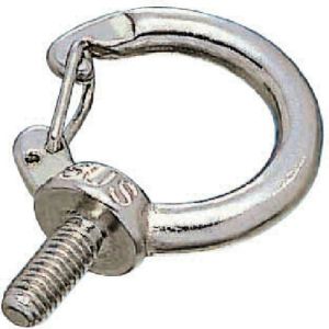 水本機械製作所 水本機械製作所 IBH-6M ステンレス フックアイボルトミリネジ 捻子径M-6