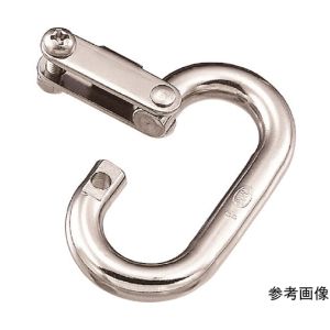 水本機械製作所 水本機械製作所 B-1321 ステンレス オーバルキャッチC型 線径8mm 長さ46mm