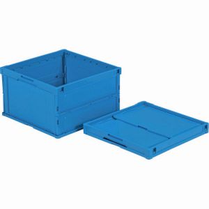 サンコー 三甲 サンコー SK-PO-O25B-BL 折りたたみコンテナー 559920 ペタンコ O-25B ブルー