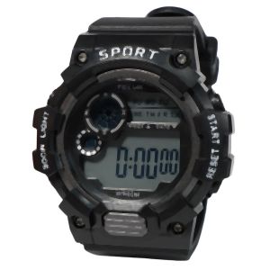 クレファ― CREPHA クレファ― テルバ デジタルウオッチ ストップウォッチ機能付き ブラック TE-D280-BKW