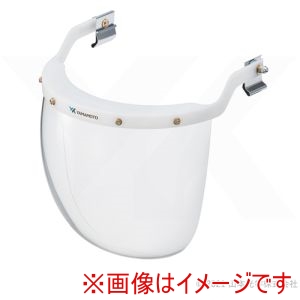 山本光学 YAMAMOTO 山本光学 YF-301 防災面ヘルメット取付タイプ レンズ色クリア