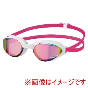山本光学 SWANS 山本光学 SR-81MPAF スイムグラス スモークxフラッシュルビー 