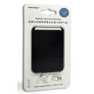 ハイディスク HI DISC ハイディスク HD-MGCCRBK スタンド付きマグネットカードケース