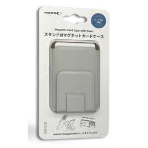ハイディスク HI DISC ハイディスク HD-MGCCRWH スタンド付きマグネットカードケース