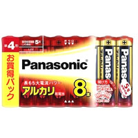 パナソニック Panasonic パナソニック LR03XJ/8SW アルカリ乾電池 単4形 8本パック