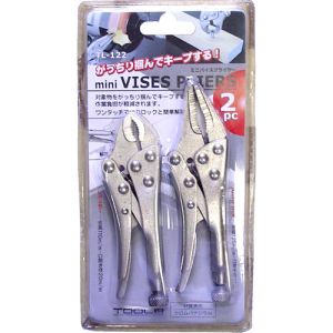 アイガーツール EIGERTOOL アイガーツール TL-122 TOOL×2 ミニバイスプライヤー2P