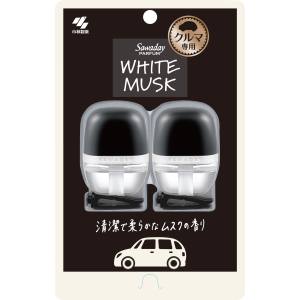 小林製薬 小林製薬 サワデー クルマ専用 クリップ パルファム ホワイトムスク 2個パック