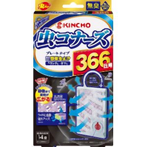 大日本除虫菊 金鳥 KINCHO 金鳥 虫コナーズ プレートタイプ 366日 無臭