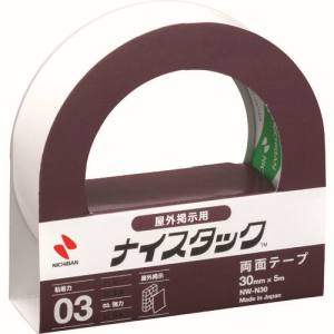 ニチバン NICHIBAN ニチバン NW-N30 両面テープ ナイスタック 屋外用 30mmX5m