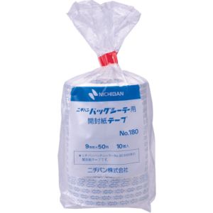ニチバン NICHIBAN ニチバン BS180 バックシーリング開封紙テープ 10個 メーカー直送 代引不可 北海道沖縄離島不可