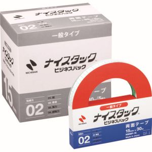 ニチバン NICHIBAN ニチバン NWBP-15 両面テープ ナイスタック ビジネスパック 15mmX30m 大巻5巻入