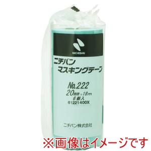 ニチバン NICHIBAN ニチバン 222 マスキング20ミリ 60