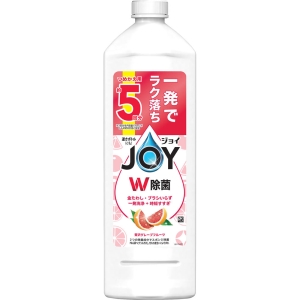 P&G P&G JOY ジョイ W除菌 食器用洗剤 ピンクグレープフルーツ つめかえ用 特大サイズ 670mL