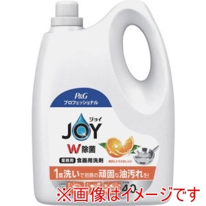 P&G P&G 247995 プロフェッショナル ジョイ W除菌 食器用洗剤 贅沢シトラスオレンジ 業務用 4L