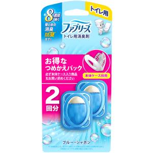 P&G P&G ファブリーズ トイレ用消臭剤 ブルー シャボン つめかえ用 2個パック