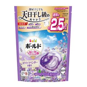 P&Gジャパン P&Gジャパン ボールド ジェルボール 4D 心安らぐホワイトラベンダー ジャスミンの香り つめかえ ハイパージャンボサイズ 27個入