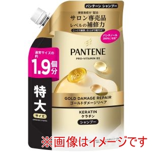 P&G P&G パンテーン ゴールドダメージリペア シャンプー 詰め替え 特大 500g