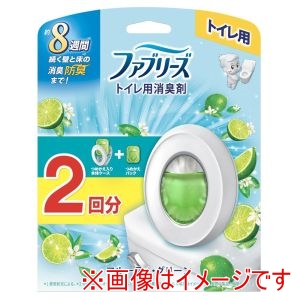P&G P&G ファブリーズ トイレ用 消臭剤 フルーティグリーン 本体 つめかえ1個パック