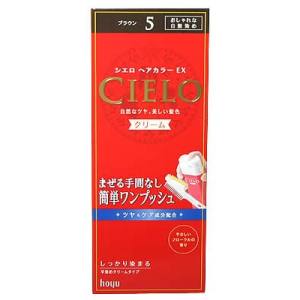 ホーユー hoyu ホーユー シエロ ヘアカラー EXクリーム 5 ブラウン