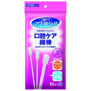 川本産業 川本産業 口腔ケア綿棒 15P