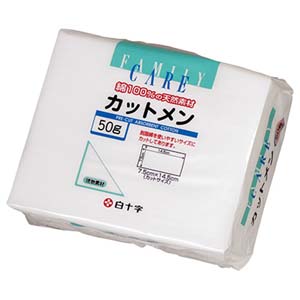 白十字 白十字 ファミリーケア FC カット綿 50g