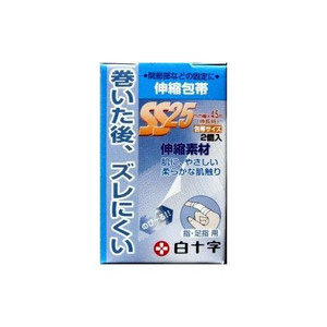 白十字 白十字 ファミリーケア FC 伸縮包帯 指･足指用 SSサイズ