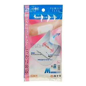 白十字 白十字 ファミリーケア FC 高吸収ワンタッチパッド Mサイズ